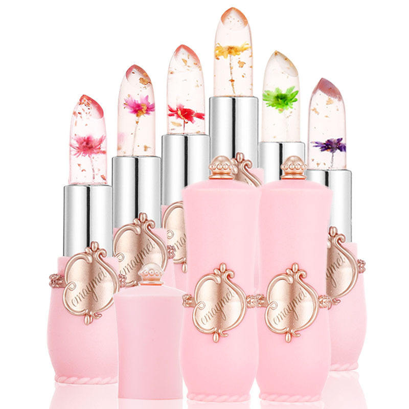 EMAYMEI Jelly Crystal Flower Lipstick Images