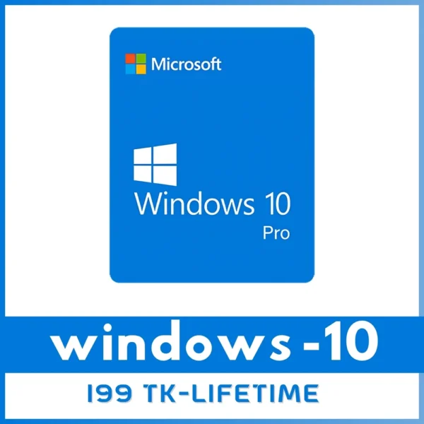 Windows 10 Pro – Lifetime License (Pre-Activated)
