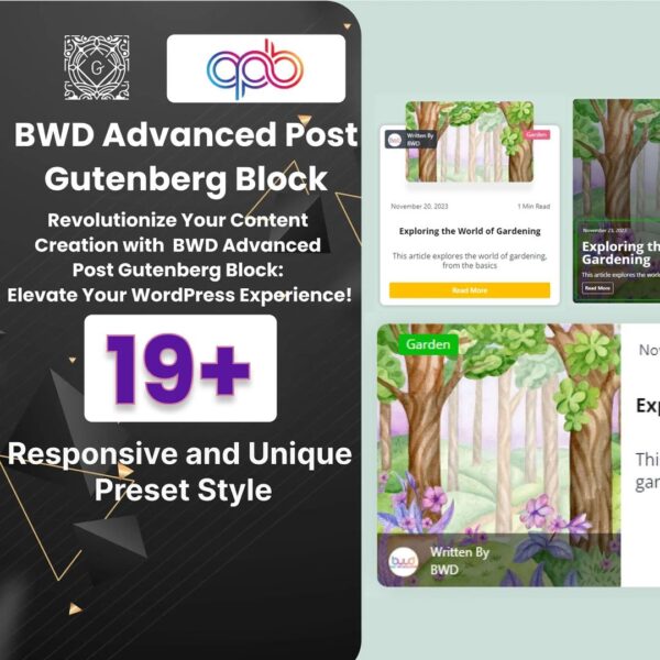 Powerful Blog Post Block Addon for Gutenberg