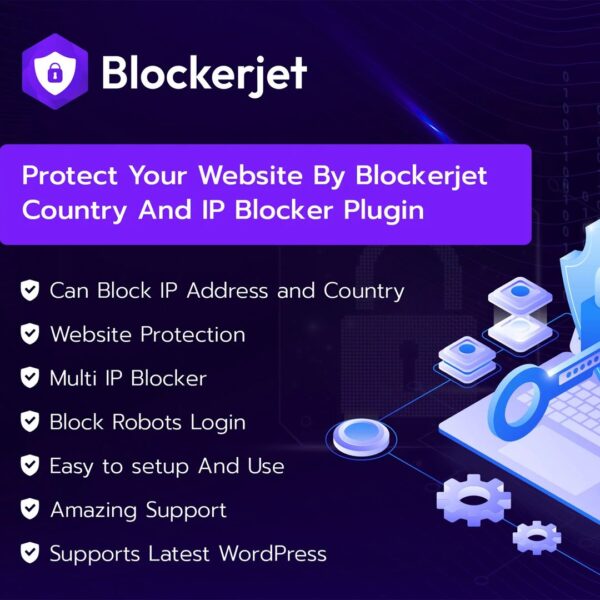Blockerjet – Secure Your Site with Advanced IP & Country Blocking for WordPress