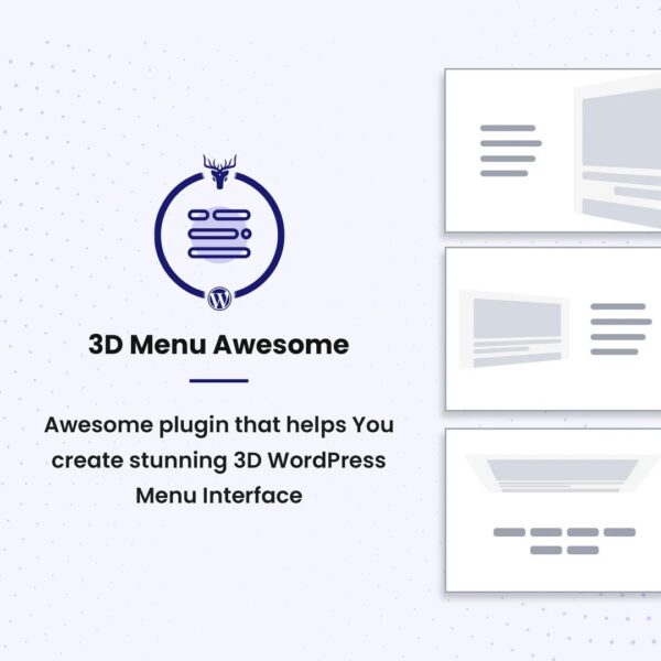 Dynamic 3D Off-Canvas Navigation Plugin for WordPress
