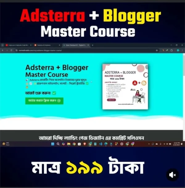 Adsterra and Blogger Masterclass